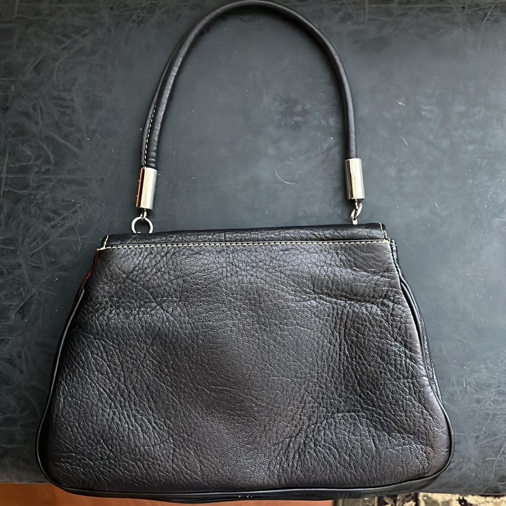 Sonia Rykiel black leather handbag - Picture 2 of 6